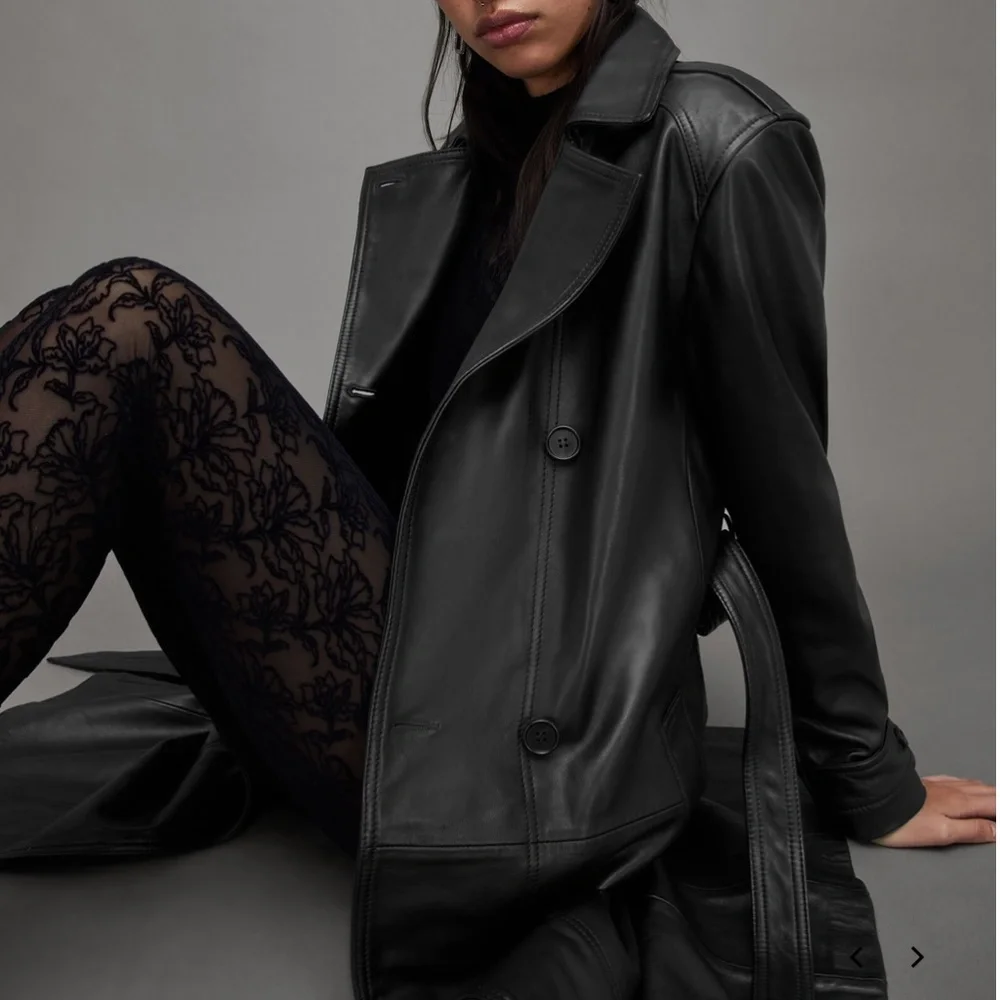 All Saints smooth leather